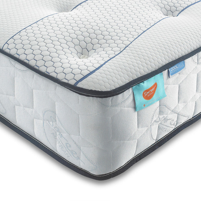 Sareer Cool Blue Memory Open Coil Sprung Mattress