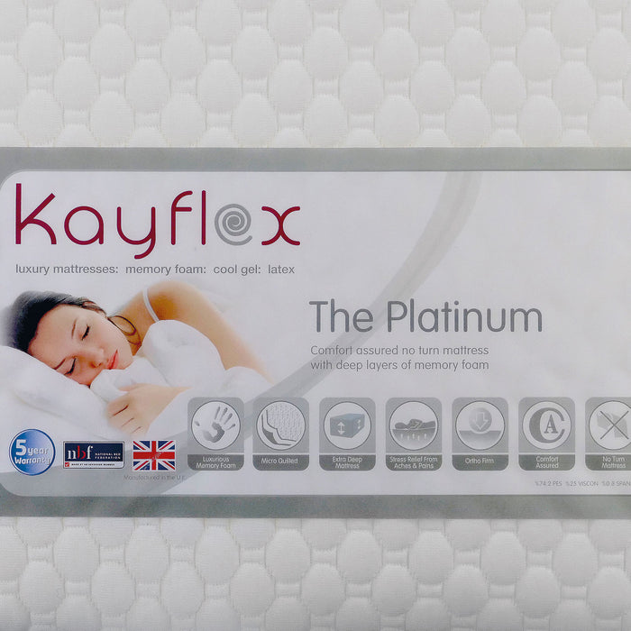 Kayflex Memory Foam Platinum Mattress